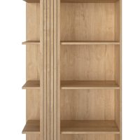 Faro βιβλιοθήκη 80x35x190εκ. Blond Oak / Μαύρο