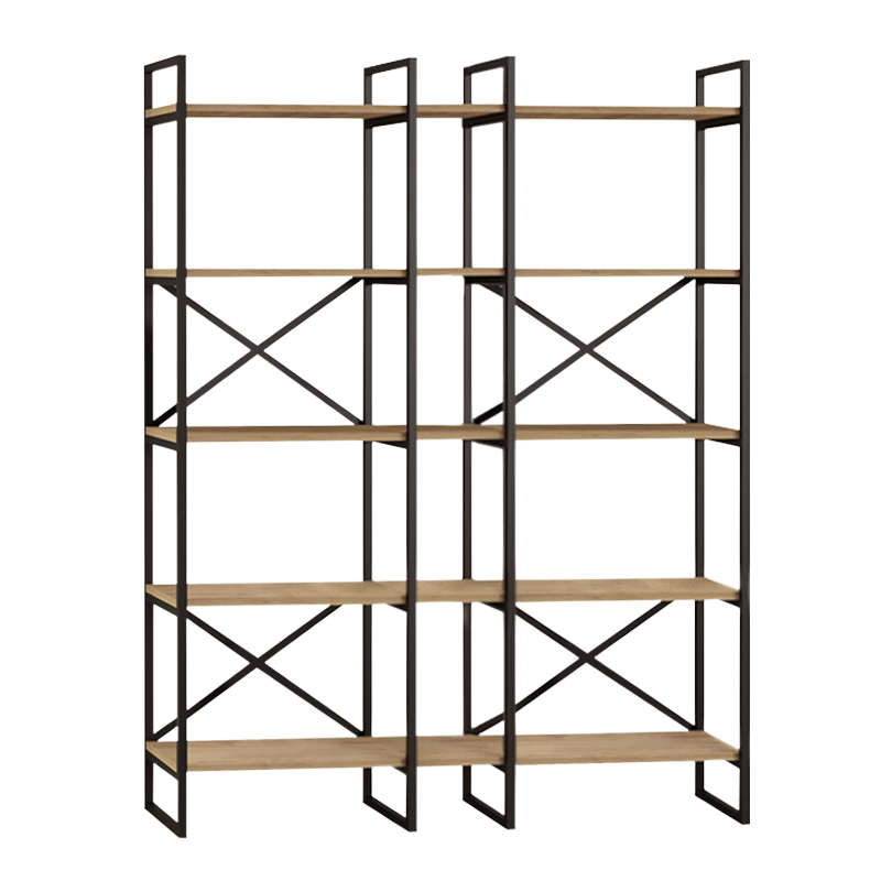 GP037-02271-2 Βιβλιοθήκη Dusan Megapap χρώμα sepet oak 143,5x30x175εκ.