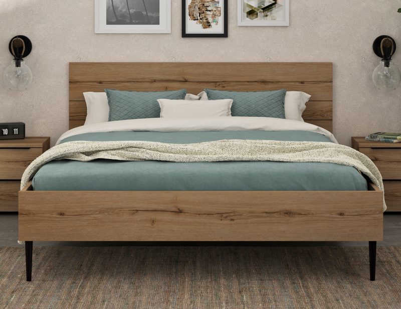 Lucian_krevati_diplo3 Lucian κρεβάτι διπλό 166x206x90εκ. ( για στρώμα 160x200εκ. ) Helvezia Oak