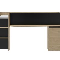 NAEL_polymorfiko_krevati_paidiko_efiviko_mauro_drys_1 Nael κρεβάτι πολυμορφικό 205x133x107εκ. Rookwood Oak / Μαύρο