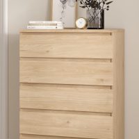 Naia συρταριέρα με 5 συρταριέρα 77x50x111