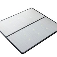 Luna μεταλλική βάση στήριξης στρώματος με πάνελ 180x195εκ.