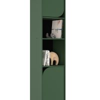Ritmo βιβλιοθήκη με 2 πόρτες 45x40x200εκ. Πράσινο