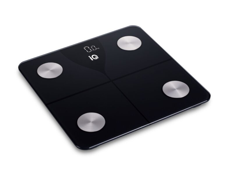 Smart Ζυγαριά με Λιπομετρητή και Bluetooth SC-744BT μαύρη