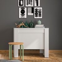 Silva επεκτεινόμενο τραπέζι - κονσόλα 58/103/148/193x90x77 εκ. Λευκό