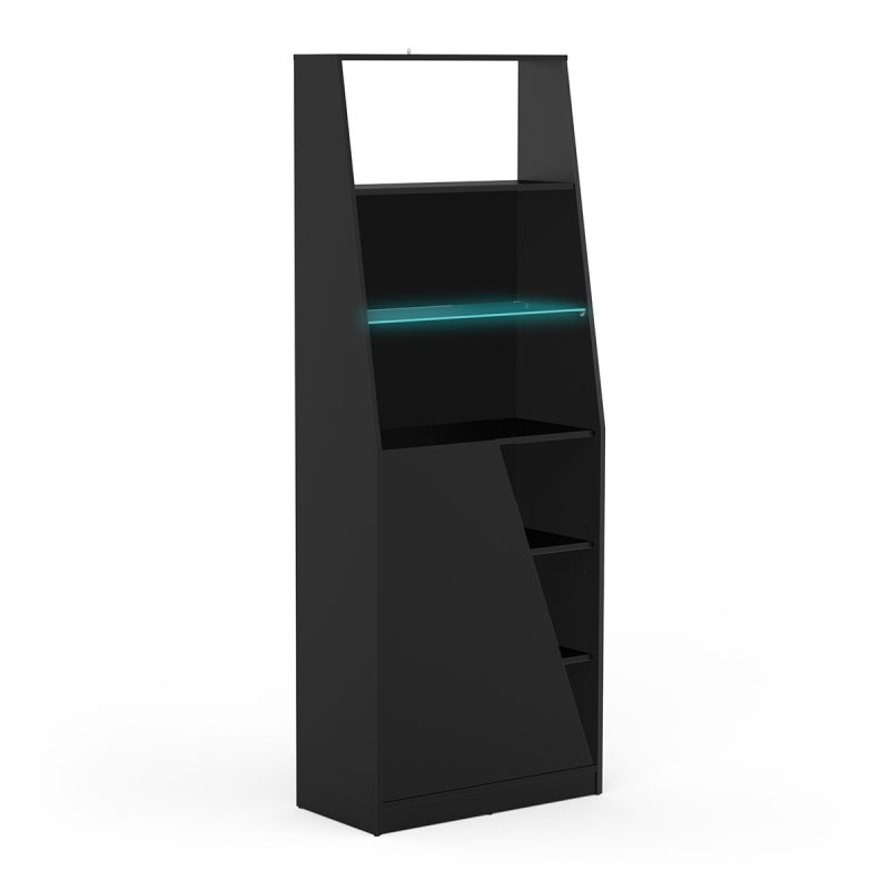 Venom βιβλιοθήκη gaming 72x34x185εκ. Μαύρο