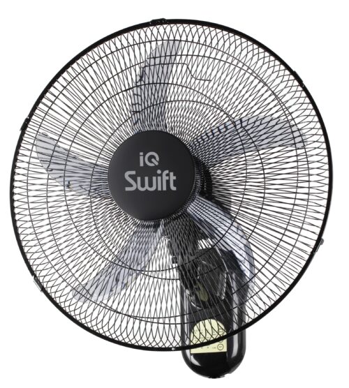 IQ WF-47R Black Ανεμιστήρας Τοίχου 45cm 70W με Τηλεχειριστήριο