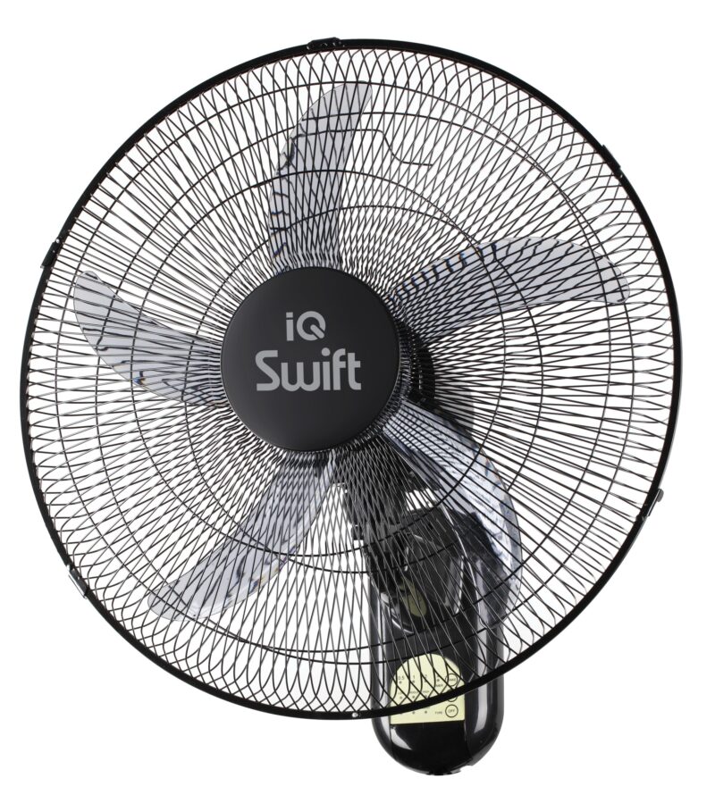 IQ WF-47R Black Ανεμιστήρας Τοίχου 45cm 70W με Τηλεχειριστήριο