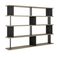 alana_vivliothiki_2 Alana βιβλιοθήκη 220x32x163εκ. Artisan Oak / Black thread