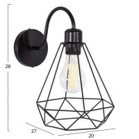 aplika-toichoy-fb94468-metallo-se-mayro-1 ΑΠΛΙΚΑ ΤΟΙΧΟΥ MILID HM4468 ΜΕΤΑΛΛΟ ΣΕ ΜΑΥΡΟ 20x27x28Υεκ.