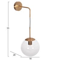 aplika-toichoy-fb94473-metallo-se-chryso-1 ΑΠΛΙΚΑ ΤΟΙΧΟΥ GYDA HM4473 ΜΕΤΑΛΛΟ ΣΕ ΧΡΥΣΟ-ΓΥΑΛΙ 18x28x55Υεκ.