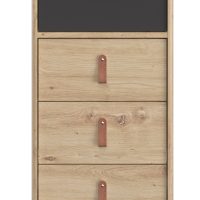 arthus_syrtariera_psili_me_4_syrtaria_drys1 Arthus Συρταριέρα ψηλή με 4 συρτάρια 44x41x87εκ. Artisan Oak / Black