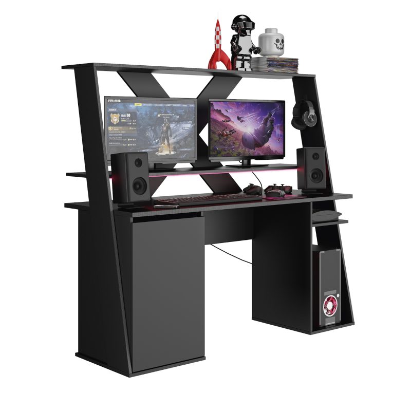 axyon_desk_gaming2 Axyon Γραφείο Gaming 157x60x145εκ. Μαύρο