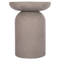 ΒΟΗΘΗΤΙΚΟ ΤΡΑΠΕΖΙ ANNA HM18160.03 FIBER CEMENT ΣΕ ΓΚΡΙ--Φ60x76Υεκ.