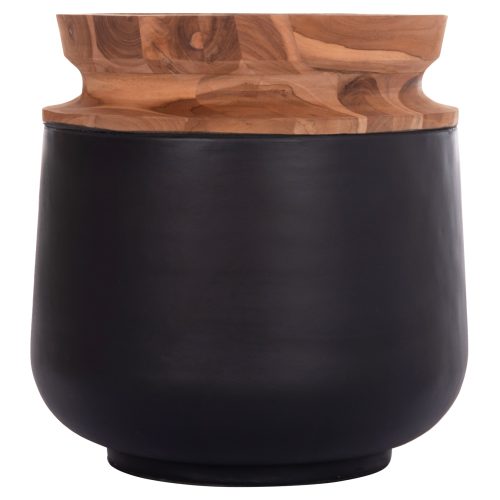 diakosmitiko-bazo-dapedoy-fb9466201l-fib ΔΙΑΚΟΣΜΗΤΙΚΟ ΒΑΖΟ ΔΑΠΕΔΟΥ LINTER HM4662.01L FIBER CEMENT ΜΑΥΡΟ--ΞΥΛΟ ΤΕΑΚ Φ41x47Υεκ.