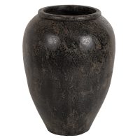 ΔΙΑΚΟΣΜΗΤΙΚΟ ΒΑΖΟ ΔΑΠΕΔΟΥ SPARTA HM7934 ΤΕΡΑΚΟΤΑ ΣΕ ΜΑΥΡΗ ΑΠΟΧΡΩΣΗ Φ66x85Υ εκ.