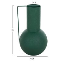 diakosmitiko-bazo-fb9426003-metallo-se-p-1 ΔΙΑΚΟΣΜΗΤΙΚΟ BAZO FLAGON HM4260.03 ΜΕΤΑΛΛΟ ΣΕ ΠΡΑΣΙΝΟ Φ26x45Υ εκ.