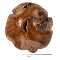 ΔΙΑΚΟΣΜΗΤΙΚΟ ΔΑΠΕΔΟΥ CLEM HM9654 ΑΚΑΝΟΝΙΣΤΗ ΣΦΑΙΡΑ-ΞΥΛΟ ΤΕΑΚ ΜΕΓΕΘΟΣ ΜΙΚΡΟ Φ30εκ.