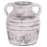 ΔΙΑΚΟΣΜΗΤΙΚΟ ΕΠΙΤΡΑΠΕΖΙΟ ΒΑΖΟ VERMO HM4398 ΤΕΡΑΚΟΤΑ ΣΕ ΑΝΟΙΧΤΟ ΓΚΡΙ Φ21x22Υεκ.