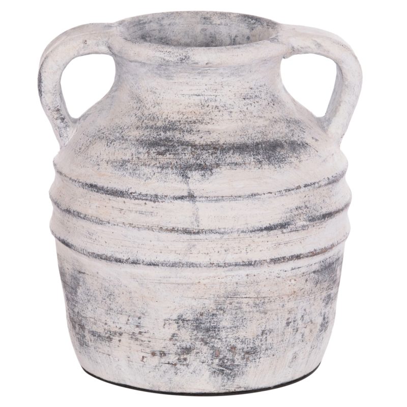 ΔΙΑΚΟΣΜΗΤΙΚΟ ΕΠΙΤΡΑΠΕΖΙΟ ΒΑΖΟ VERMO HM4398 ΤΕΡΑΚΟΤΑ ΣΕ ΑΝΟΙΧΤΟ ΓΚΡΙ Φ21x22Υεκ.