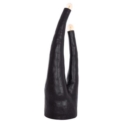 ΔΙΑΚΟΣΜΗΤΙΚΟ ΦΩΤΙΣΤΙΚΟ ΔΑΠΕΔΟΥ TUSKEN HM4702.01 FIBER CEMENT-ΜΑΥΡΟ 50x43x145Υεκ.