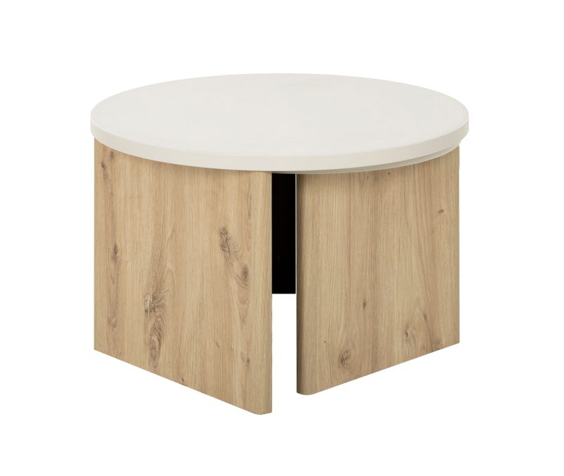 Eclypse τραπεζάκι σαλονιού 96x60x38/35εκ. Artisan Oak / Greige