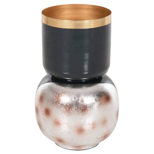 epitrapezio-diakosmitiko-bazo-fb9423305- ΕΠΙΤΡΑΠΕΖΙΟ ΔΙΑΚΟΣΜΗΤΙΚΟ BAZO LINGON HM4233.05 ΜΕΤΑΛΛΟ ΜΠΛΕ ΑΝΘΡΑΚΙ-ΑΣΗΜΙ Φ21x37,5Υ