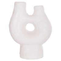 ΕΠΙΤΡΑΠΕΖΙΟ ΔΙΑΚΟΣΜΗΤΙΚΟ ΒΑΖΟ NAMENTIS HM4665.02S ΛΕΥΚΗ ΤΕΡΑΚΟΤΑ--26x15x32.5Υεκ