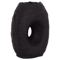 ΕΠΙΤΡΑΠΕΖΙΟ ΔΙΑΚΟΣΜΗΤΙΚΟ ΒΑΖΟ NAMENTIS HM4673.01L ΜΑΥΡΗ ΤΕΡΑΚΟΤΑ--26.5x16x36.5Υεκ