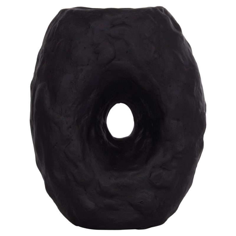 ΕΠΙΤΡΑΠΕΖΙΟ ΔΙΑΚΟΣΜΗΤΙΚΟ ΒΑΖΟ NAMENTIS HM4673.01S ΜΑΥΡΗ ΤΕΡΑΚΟΤΑ--22x13x28Υεκ