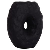 ΕΠΙΤΡΑΠΕΖΙΟ ΔΙΑΚΟΣΜΗΤΙΚΟ ΒΑΖΟ NAMENTIS HM4673.01S ΜΑΥΡΗ ΤΕΡΑΚΟΤΑ--22x13x28Υεκ