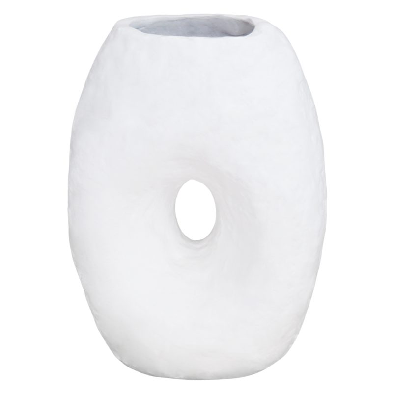 ΕΠΙΤΡΑΠΕΖΙΟ ΔΙΑΚΟΣΜΗΤΙΚΟ ΒΑΖΟ NAMENTIS HM4673.02L ΛΕΥΚΗ ΤΕΡΑΚΟΤΑ--26.5x16x36.5Υεκ