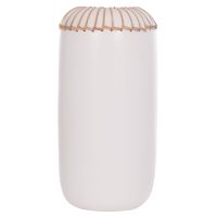 ΕΠΙΤΡΑΠΕΖΙΟ ΔΙΑΚΟΣΜΗΤΙΚΟ ΒΑΖΟ LENNOX HM4675.02S TΕΡΑΚΟΤΑ ΣΕ ΛΕΥΚΟ--Φ18x33Υεκ.