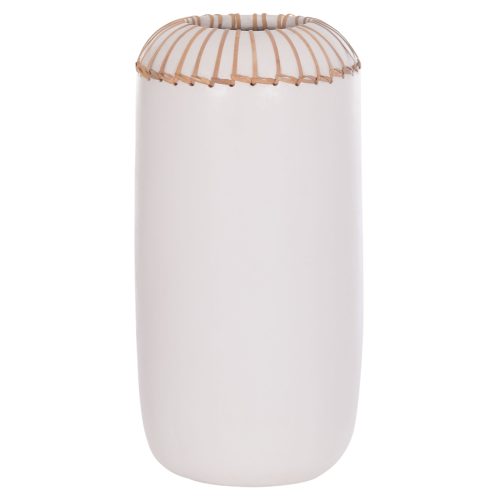 epitrapezio-diakosmitiko-bazo-fb9467502s ΕΠΙΤΡΑΠΕΖΙΟ ΔΙΑΚΟΣΜΗΤΙΚΟ ΒΑΖΟ LENNOX HM4675.02S TΕΡΑΚΟΤΑ ΣΕ ΛΕΥΚΟ--Φ18x33Υεκ.