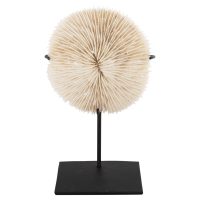 epitrapezio-diakosmitiko-fb94273-korali- ΕΠΙΤΡΑΠΕΖΙΟ ΔΙΑΚΟΣΜΗΤΙΚΟ HM4273 ΚΟΡΑΛΙ ΣΕ ΦΥΣΙΚΟ-ΜΑΥΡΗ ΜΕΤΑΛΛΙΚΗ ΒΑΣΗ 8x8x16Υ εκ.