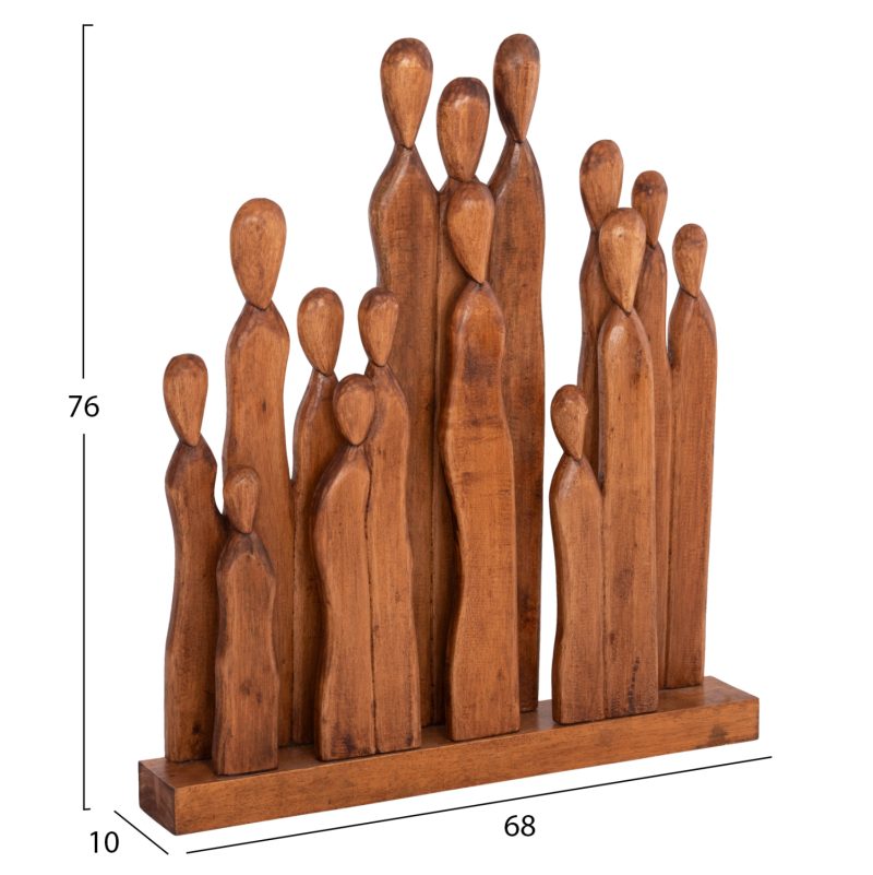 ΕΠΙΤΡΑΠΕΖΙΟ ΔΙΑΚΟΣΜΗΤΙΚΟ PRIMATE HM4415 ΑΠΟ ΞΥΛΟ ΑΛΒΑΣΙΑΣ 68x10x76Υεκ.