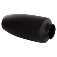 ΕΠΙΤΡΑΠΕΖΙΟ ΚΕΡΑΜΙΚΟ ΔΙΑΚΟΣΜΗΤΙΚΟ ΒΑΖΟ GALAD HM4587.02 ΜΑΥΡΟ ΜΑΤ Φ17,5x40Υ εκ.