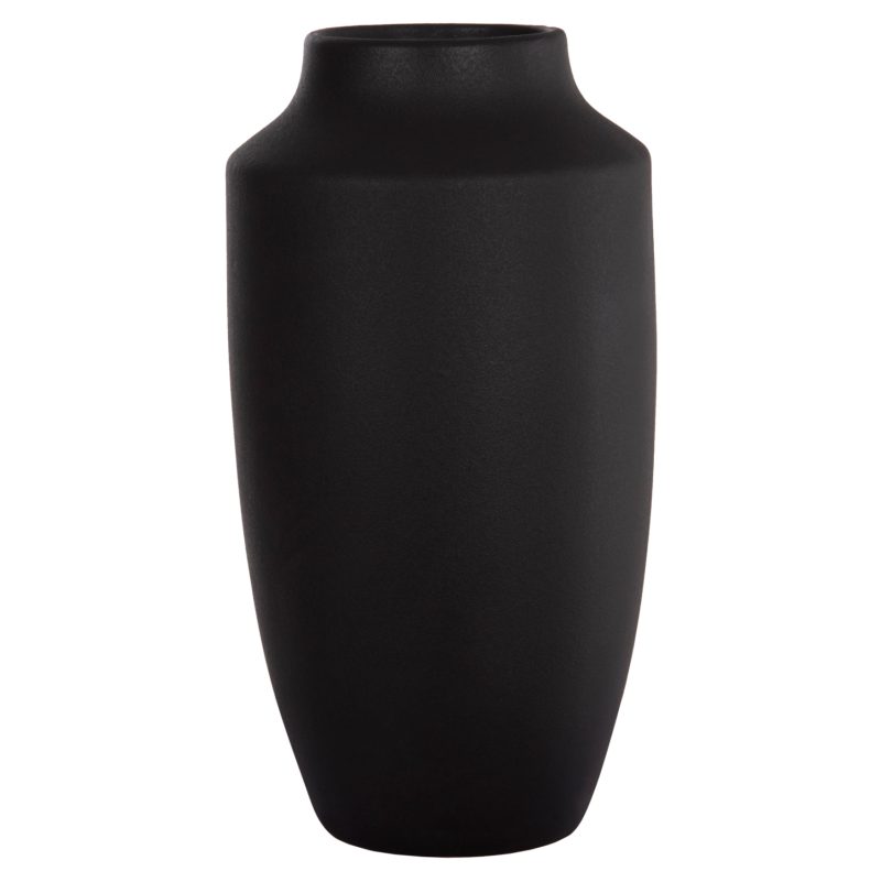 ΕΠΙΤΡΑΠΕΖΙΟ ΚΕΡΑΜΙΚΟ ΔΙΑΚΟΣΜΗΤΙΚΟ ΒΑΖΟ GALAD HM4588.02 ΜΑΥΡΟ ΜΑΤ Φ16x32Υεκ