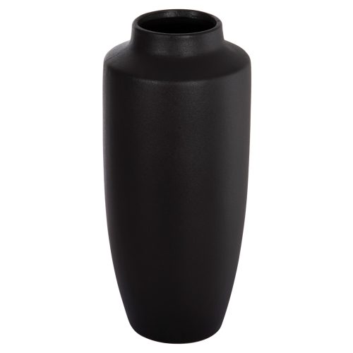 ΕΠΙΤΡΑΠΕΖΙΟ ΚΕΡΑΜΙΚΟ ΔΙΑΚΟΣΜΗΤΙΚΟ ΒΑΖΟ GALAD HM4587.02 ΜΑΥΡΟ ΜΑΤ Φ17,5x40Υ εκ.