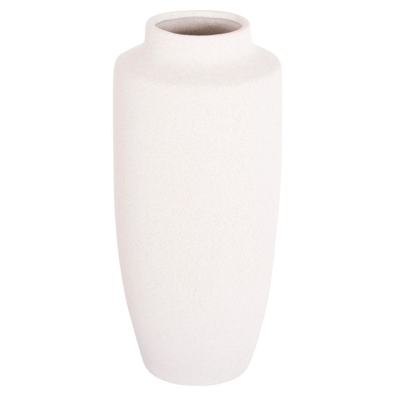 ΕΠΙΤΡΑΠΕΖΙΟ ΚΕΡΑΜΙΚΟ ΔΙΑΚΟΣΜΗΤΙΚΟ ΒΑΖΟ GALAD HM4587.01 ΕΚΡΟΥ ΚΡΥΣΤΑΛΛΙΚΟ Φ17,5x40Υεκ