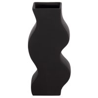 ΕΠΙΤΡΑΠΕΖΙΟ ΚΕΡΑΜΙΚΟ ΔΙΑΚΟΣΜΗΤΙΚΟ ΣΕΙΡΑ SEBOR HM4589.02 ΜΑΥΡΟ ΜΑΤ 14x6.5x30Υεκ