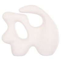 ΕΠΙΤΡΑΠΕΖΙΟ ΚΕΡΑΜΙΚΟ ΔΙΑΚΟΣΜΗΤΙΚΟ ΣΕΙΡΑ ISIL HM4596 ΚΡΥΣΤΑΛΛ.ΥΠΟΛΕΥΚΟ 33x14x29Υ εκ