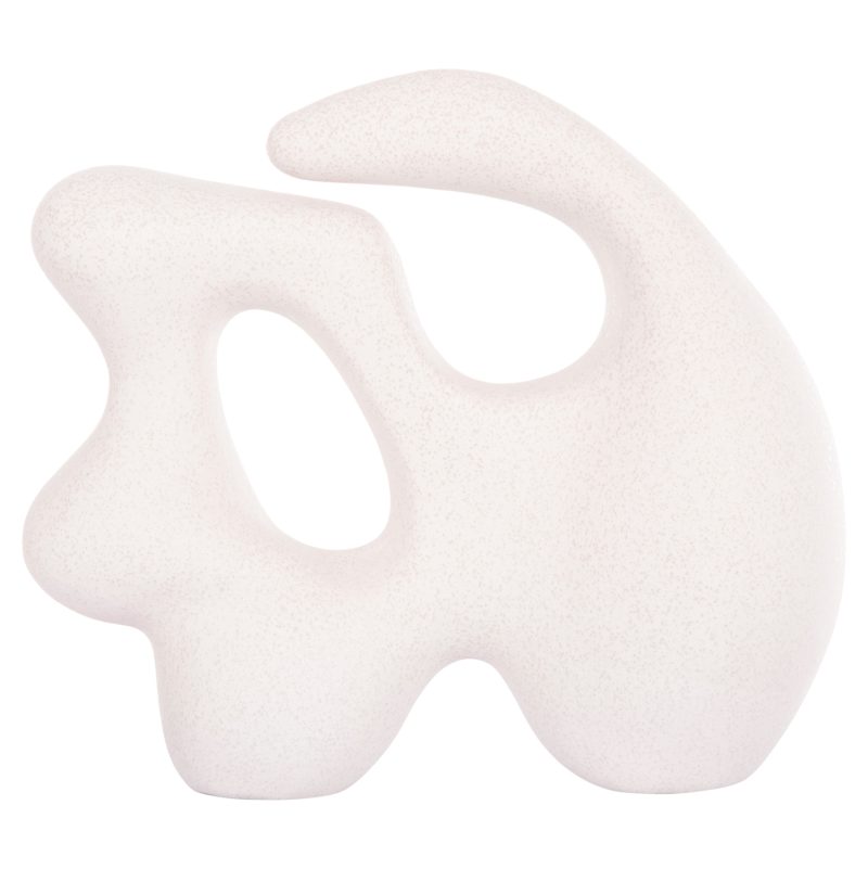 ΕΠΙΤΡΑΠΕΖΙΟ ΚΕΡΑΜΙΚΟ ΔΙΑΚΟΣΜΗΤΙΚΟ ΣΕΙΡΑ ISIL HM4596 ΚΡΥΣΤΑΛΛ.ΥΠΟΛΕΥΚΟ 33x14x29Υ εκ