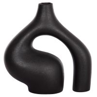 ΕΠΙΤΡΑΠΕΖΙΟ ΚΕΡΑΜΙΚΟ ΔΙΑΚΟΣΜΗΤΙΚΟ ISIL HM4597.02 ΜΑΥΡΟ ΜΑΤ 29x11x29Υεκ