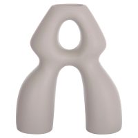 ΕΠΙΤΡΑΠΕΖΙΟ ΚΕΡΑΜΙΚΟ ΔΙΑΚΟΣΜΗΤΙΚΟ ISIL HM4598.03 ΓΚΡΙ ΜΑΤ 25x9x29,5Υεκ