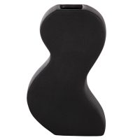 ΕΠΙΤΡΑΠΕΖΙΟ ΚΕΡΑΜΙΚΟ ΔΙΑΚΟΣΜΗΤΙΚΟ ΣΕΙΡΑ SEBOR HM4590.02 MATTE BLACK 13x6x22Υεκ