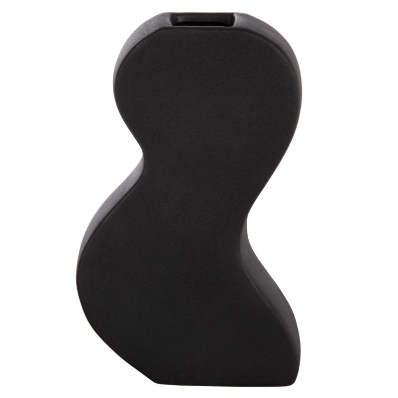 ΕΠΙΤΡΑΠΕΖΙΟ ΚΕΡΑΜΙΚΟ ΔΙΑΚΟΣΜΗΤΙΚΟ ΣΕΙΡΑ SEBOR HM4590.02 MATTE BLACK 13x6x22Υεκ