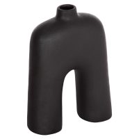 ΕΠΙΤΡΑΠΕΖΙΟ ΚΕΡΑΜΙΚΟ ΔΙΑΚΟΣΜΗΤΙΚΟ ΣΕΙΡΑ ISIL HM4599.02 ΜΑΥΡΟ ΜΑΤ 22x8x29Υεκ