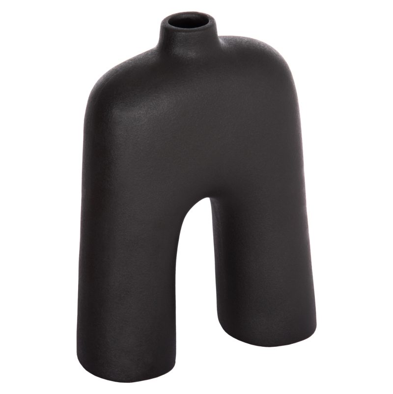 ΕΠΙΤΡΑΠΕΖΙΟ ΚΕΡΑΜΙΚΟ ΔΙΑΚΟΣΜΗΤΙΚΟ ΣΕΙΡΑ ISIL HM4599.02 ΜΑΥΡΟ ΜΑΤ 22x8x29Υεκ