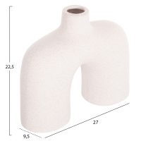 ΕΠΙΤΡΑΠΕΖΙΟ ΚΕΡΑΜΙΚΟ ΔΙΑΚΟΣΜΗΤΙΚΟ ISIL HM4600.01 ΚΡΥΣΤΑΛΛ.ΥΠΟΛΕΥΚΟ 27x9.5x22.5Υεκ